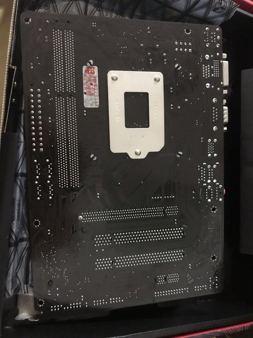 Motherboard GAH81MS2PV with processor, Computers & Tech, Parts