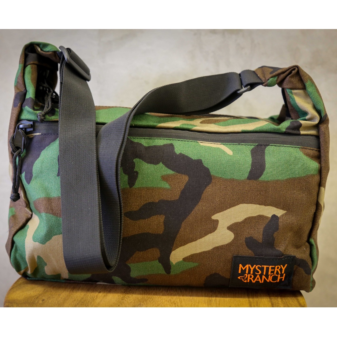 Mystery Ranch Load Cell Shoulder Bag in Woodland Camo, Men's Fashion