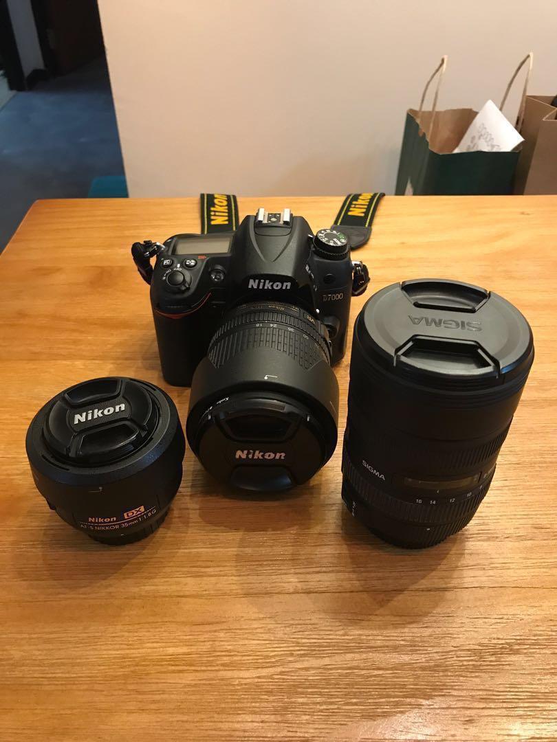 Nikon D7000 With Lenses Photography Cameras Dslr On Carousell 1.5 x lens focal length (nikon dx format). carousell