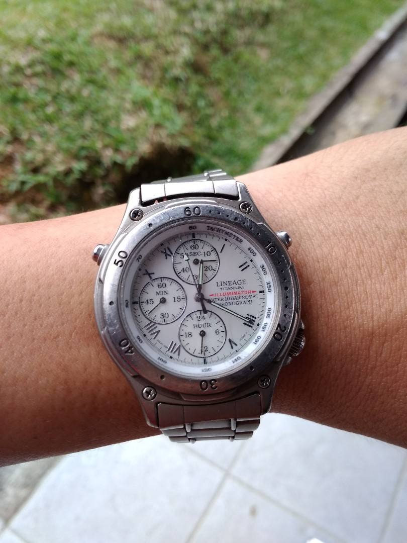 Casio lineage titanium watch online