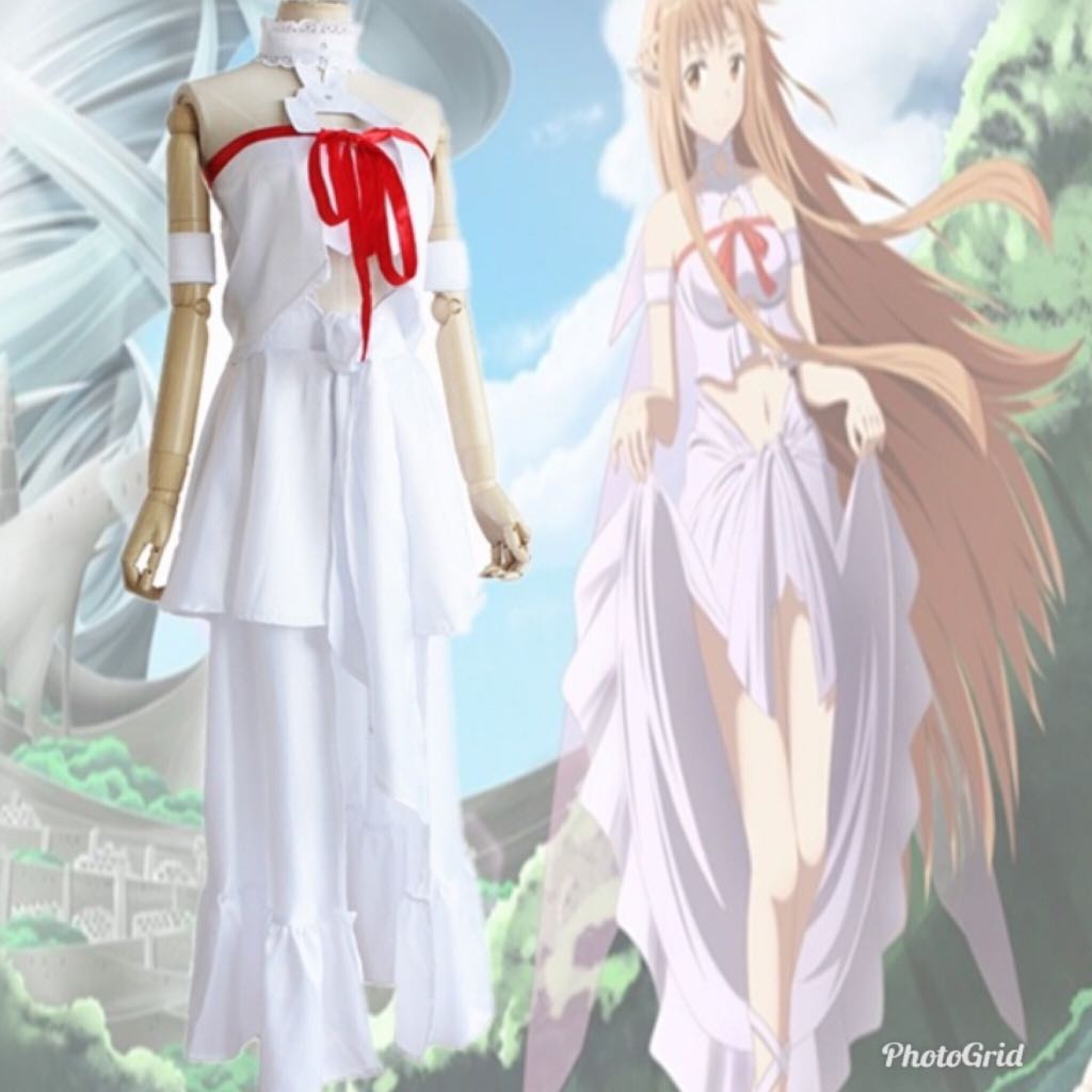 Po Sword Art Online Sao Asuna Outfit Cosplay Entertainment J Pop On Carousell