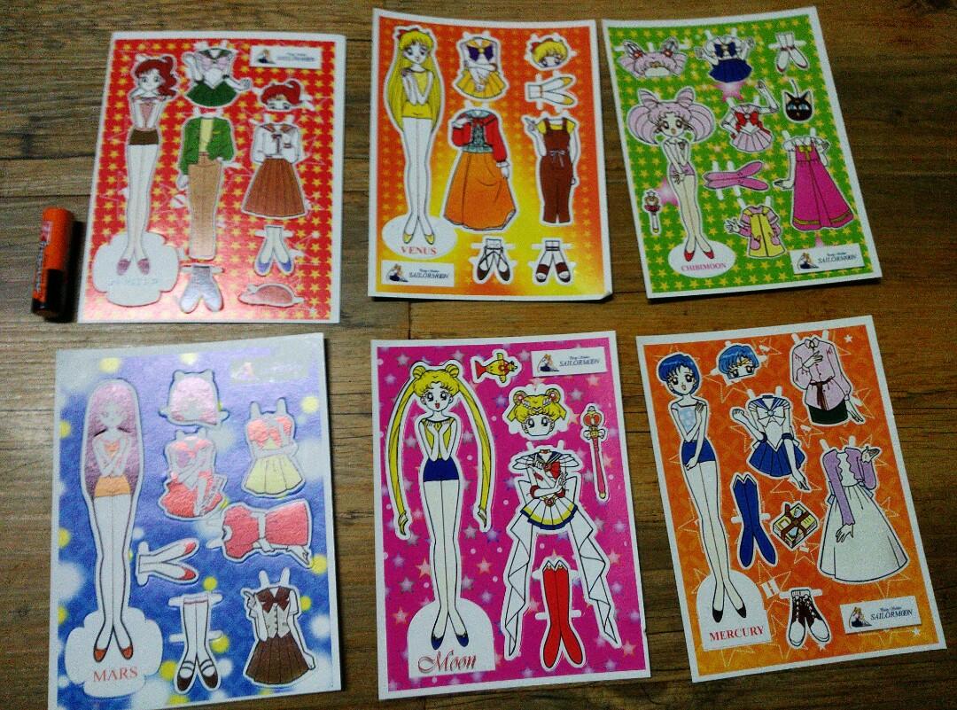 paper doll sailor moon