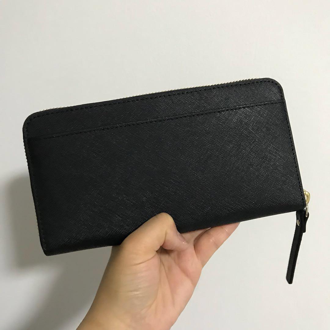 Sale BN Kate Spade Black Large Wallet Laurel Way Neda