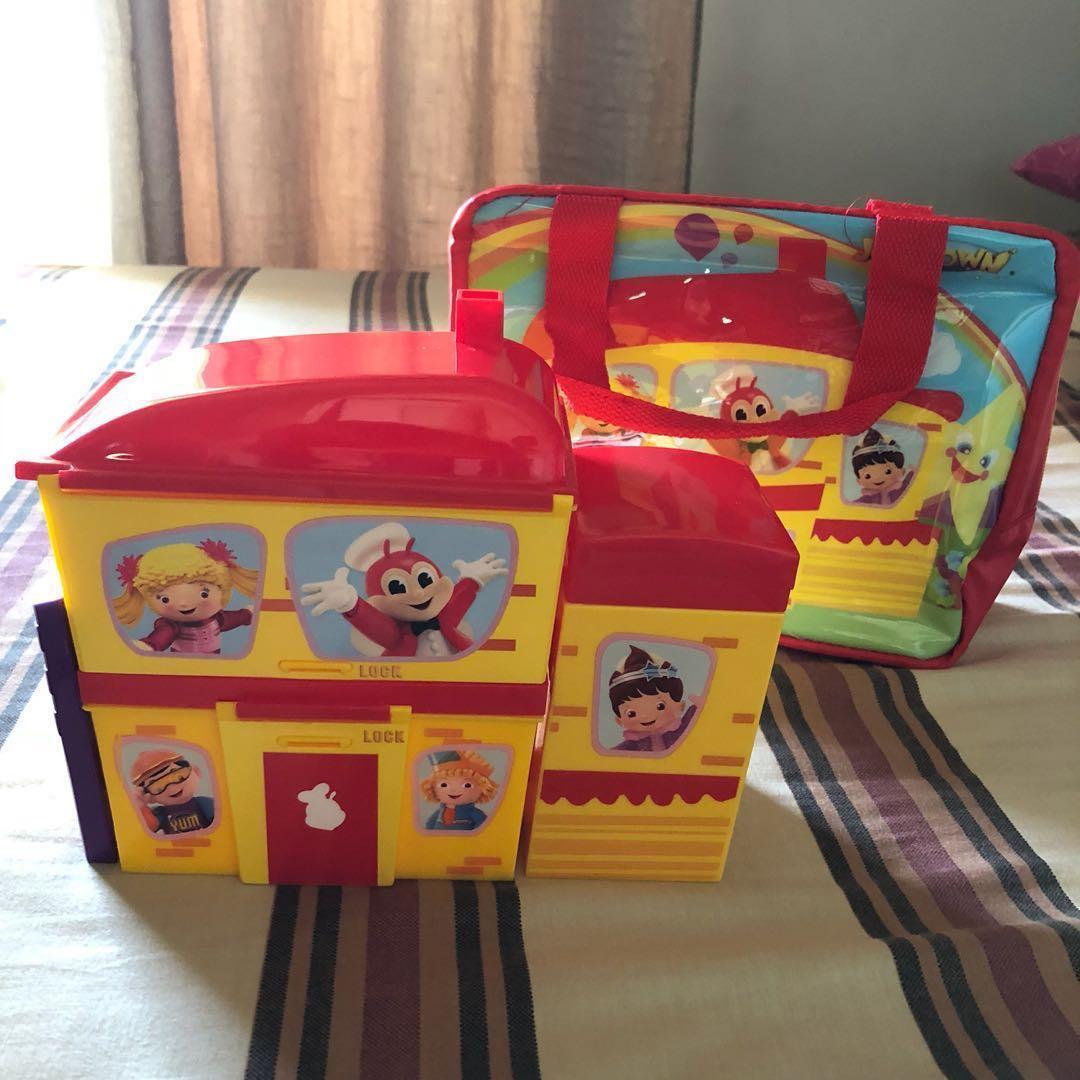 Sale Jollibee Lunch Box Set With Bag Babies Kids Baby Nursery Kids Furniture Other Kids Furniture On Carousell Jollibee is a phenomenal success story: sale jollibee lunch box set with bag