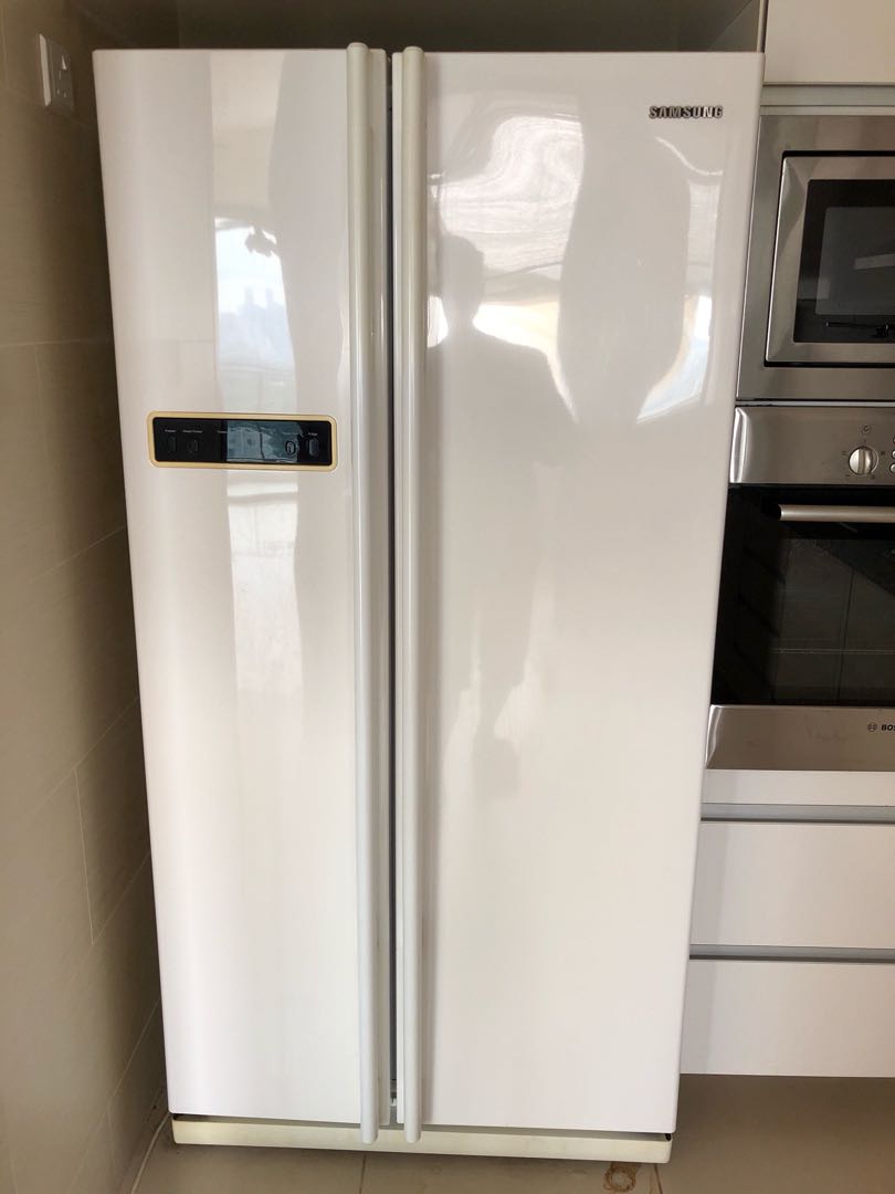 Samsung white double door fridge sale