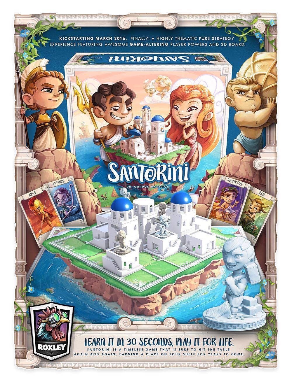 Santorini Strategy Board Game Spin Master Roxley 2016 Complete for sale online 