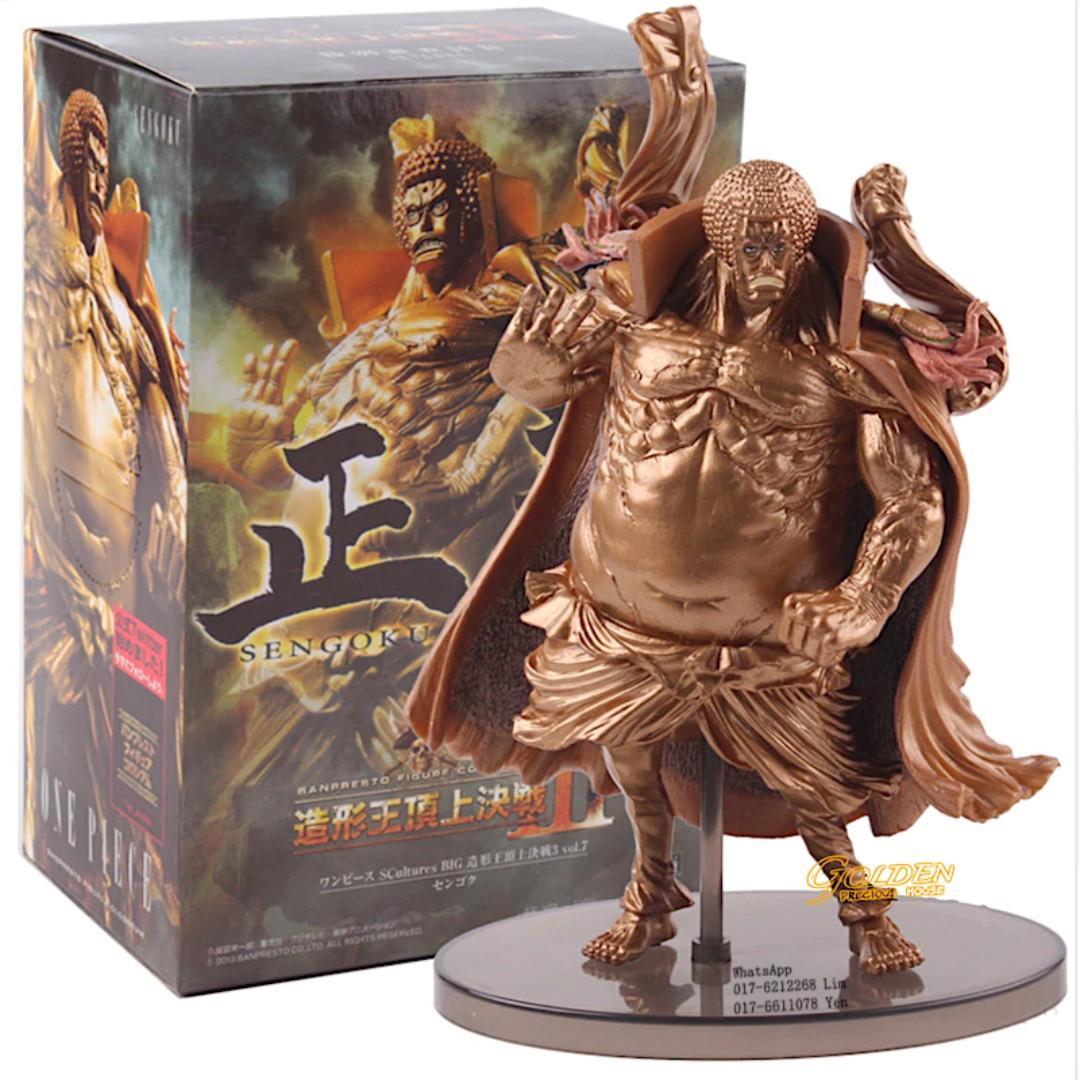 Sengoku Golden One Piece Action Figure Toys Collection 17cm Toys