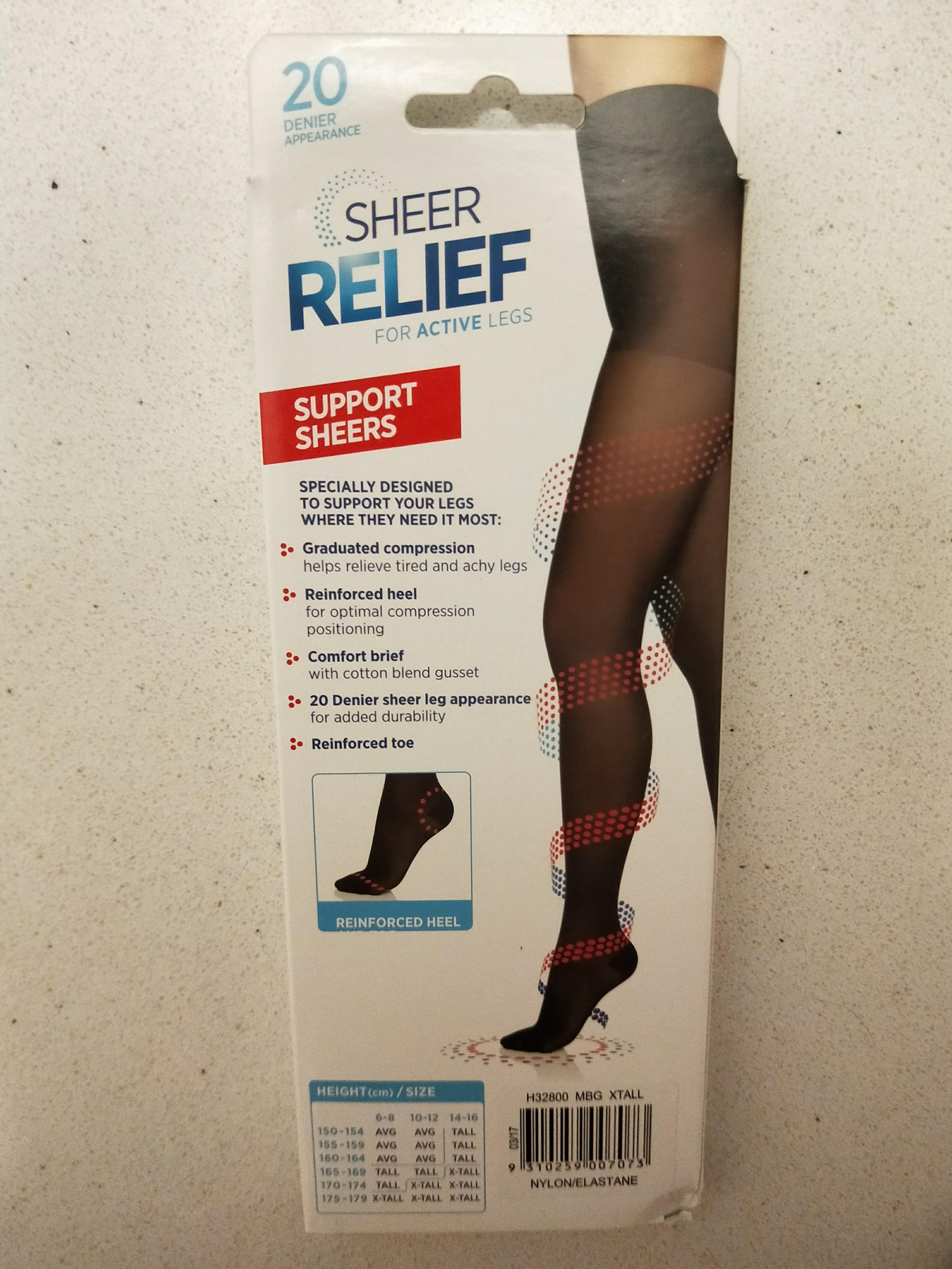 Sheer Relief Compression Stockings for Cabin Crew, Women's Fashion ...