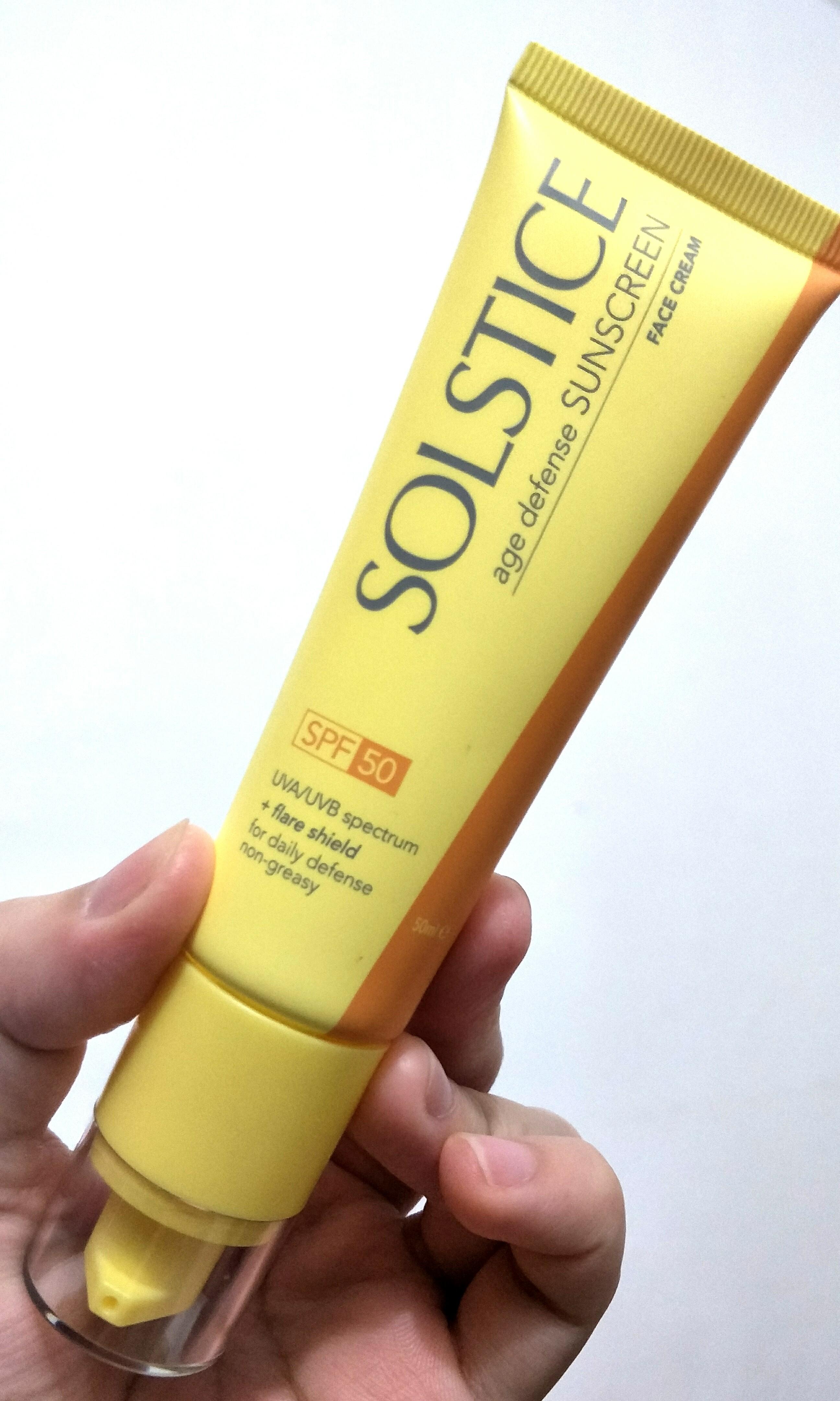 Solstice Age Defense Sunscreen, Beauty & Personal Care, Face, Face Care ...