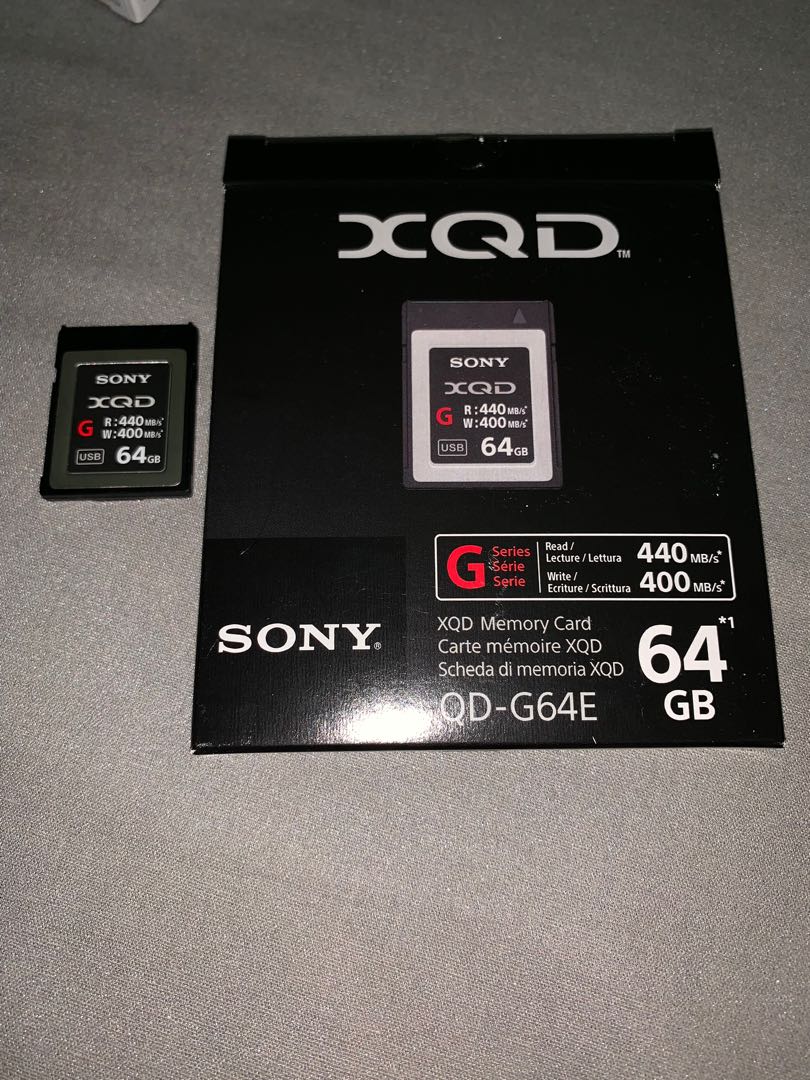 SONY XQD 64gb, Photography, Cameras on Carousell