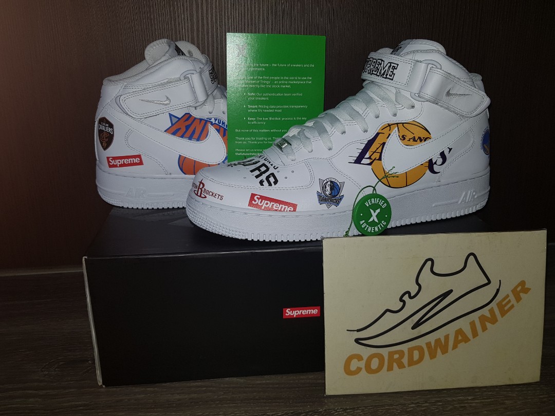 Supreme x NBA x Nike Air Force 1 Mid