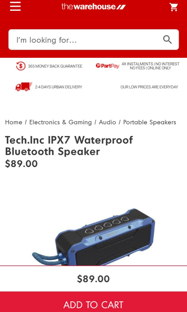 tech inc portable speaker