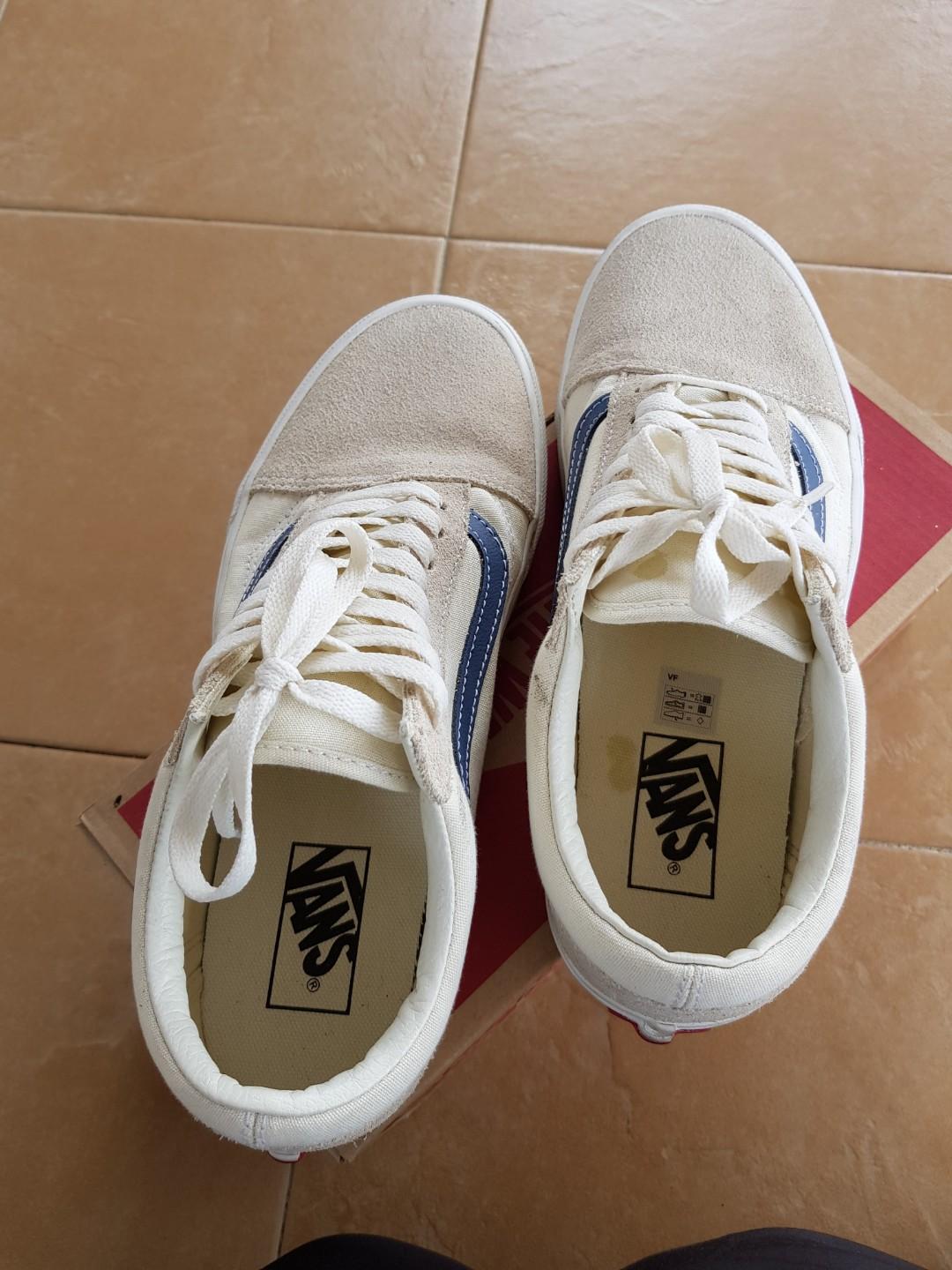 Vans Old Skool Vintage White Blue