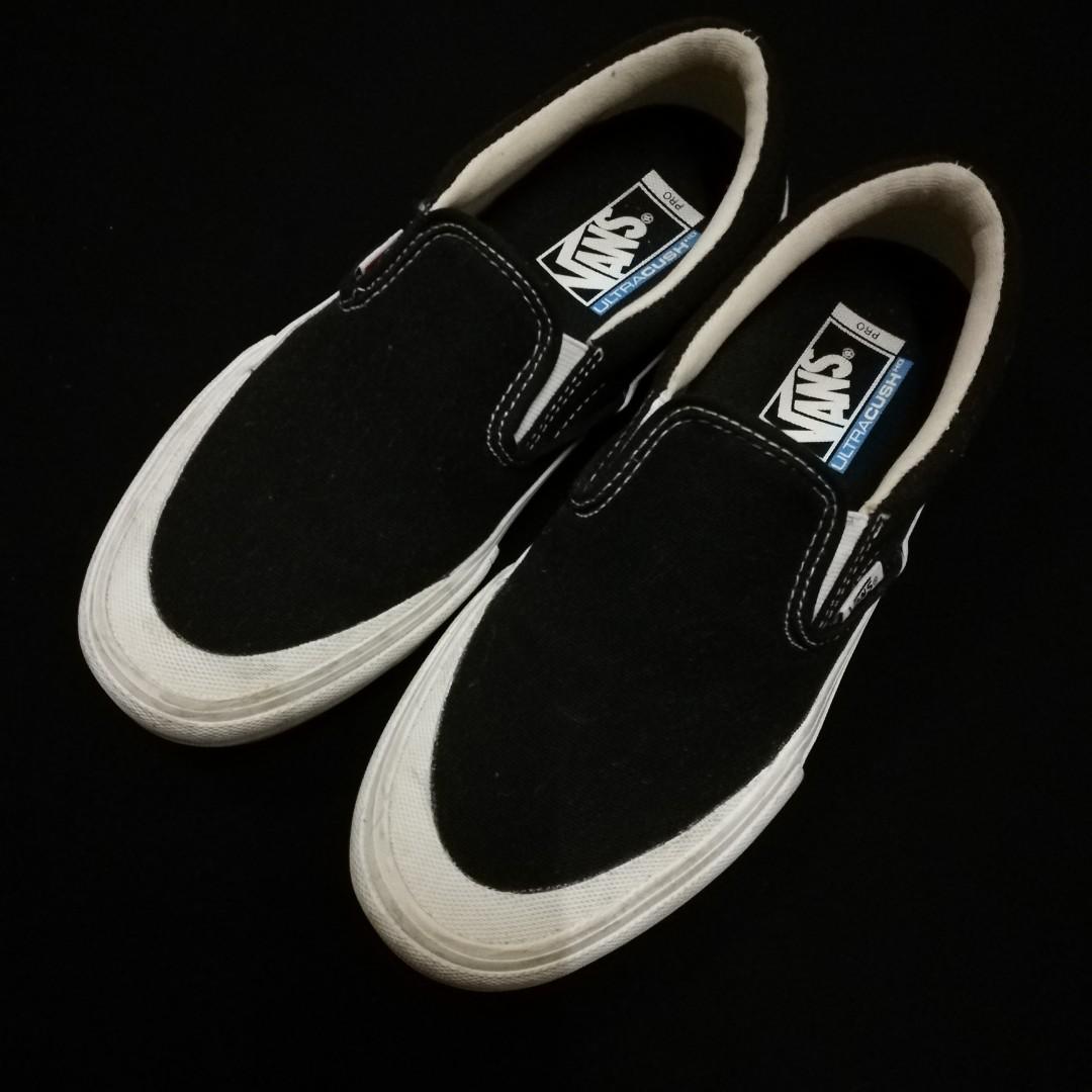Vans slip on pro toe cap discount