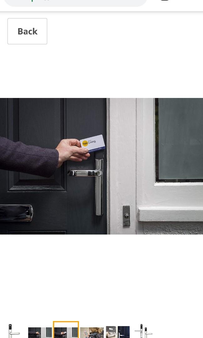 Yale Conexis L1 Smart Door Lock Chrome, Furniture & Home Living