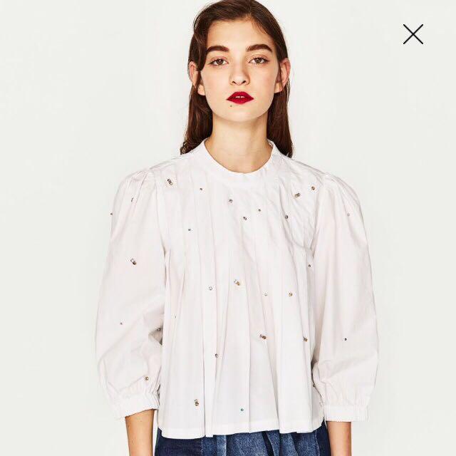 Blouse Zara Woman, Fesyen 