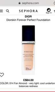 Dior diorskin forever perfect makeup foundation