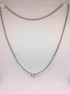 Stainless Steel Necklace (3mm x 60cm) - 3 Hooks