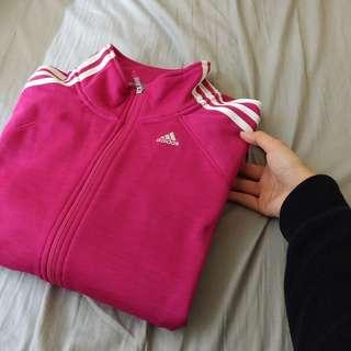 Adidas桃紅色外套