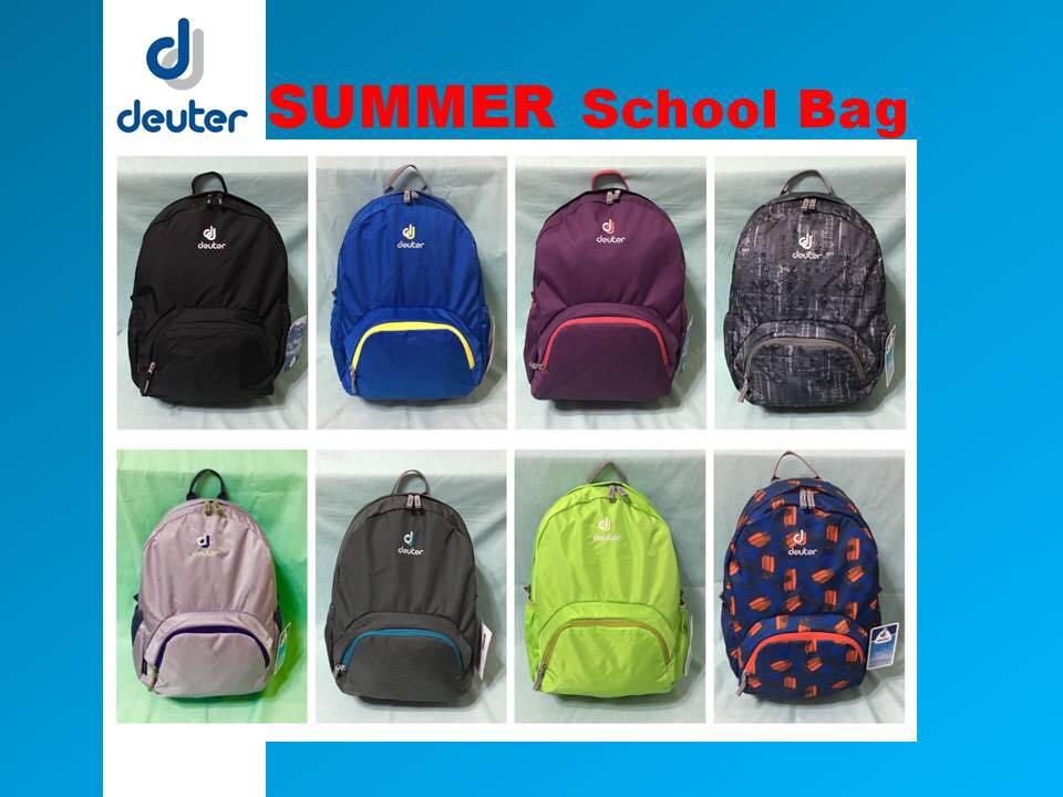 2019 Deuter SUMMER Black Crash Daypack Backpack School Bag