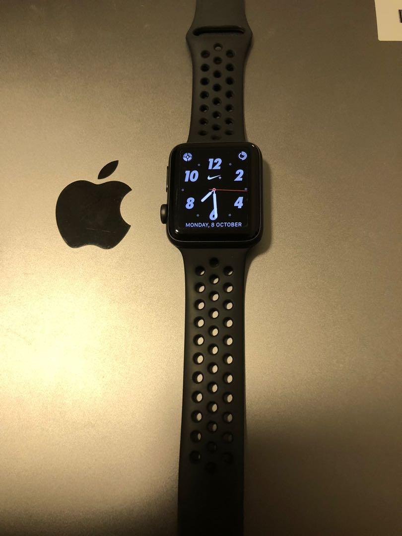 42 mm Apple Watch Series 3 nike edition, Electronics, Others on Carousell