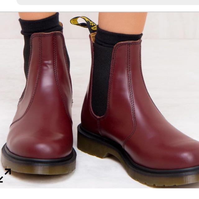 dr martens chelsea cherry