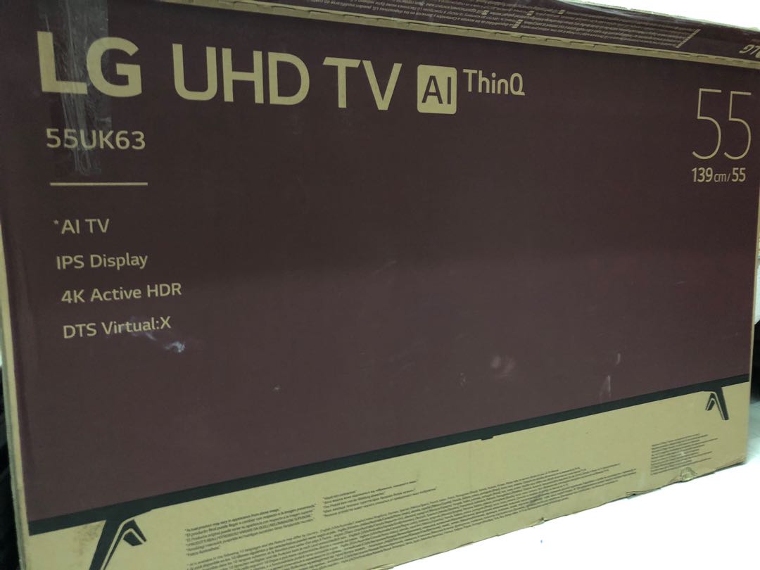 55 Inches Lg Tv Box With Styrofoam Home Appliances Tvs Entertainment Systems On Carousell