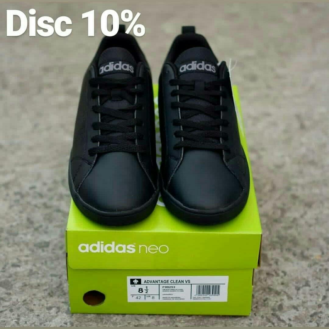 adidas neo advantage full black