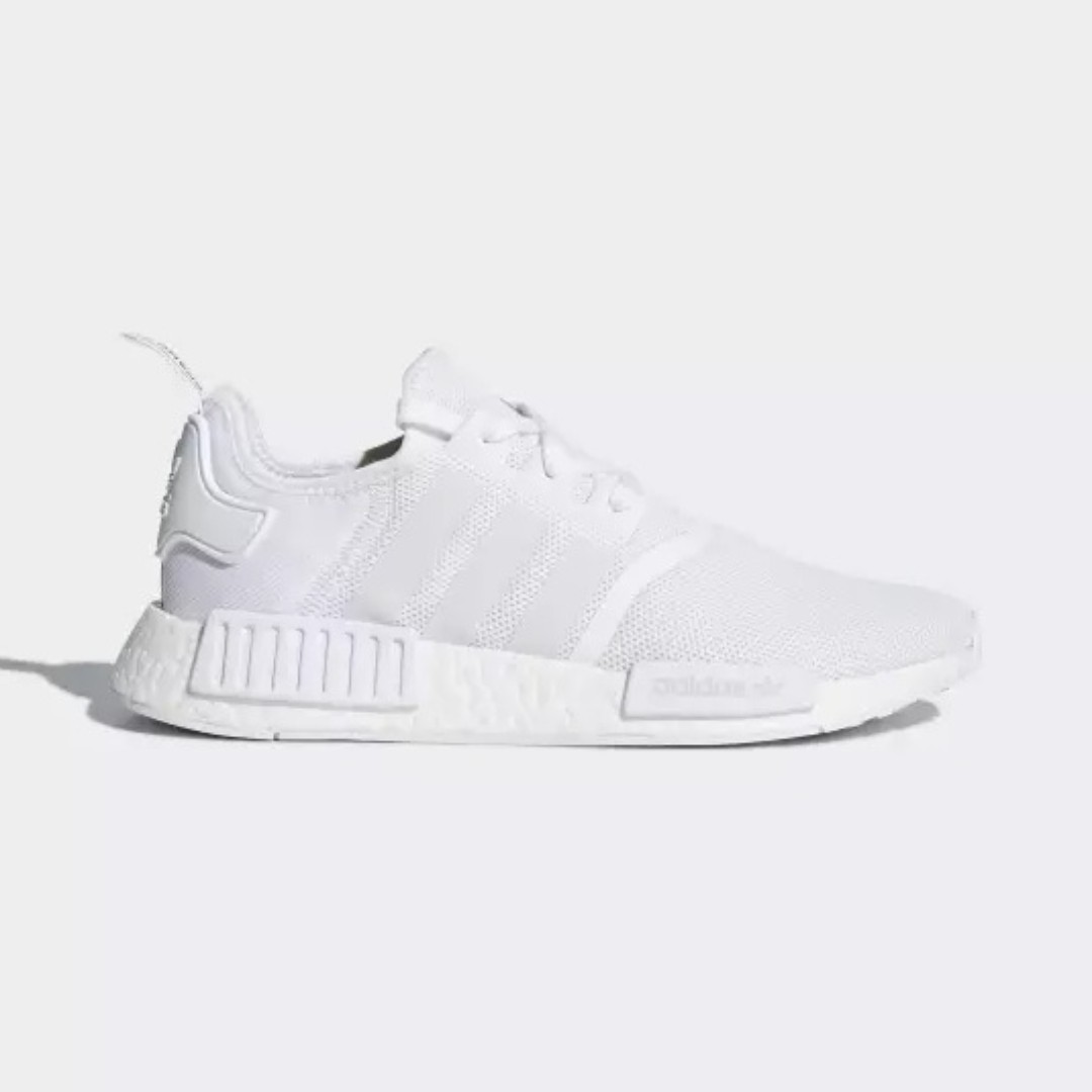 Adidas NMD R1 (Cloud White/Cloud White/Trace Grey Metallic), Men's Fashion,  Footwear, Sneakers on Carousell
