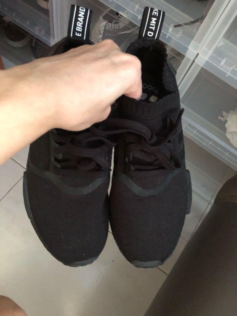 Nmd r1 primeknit store japan boost triple black