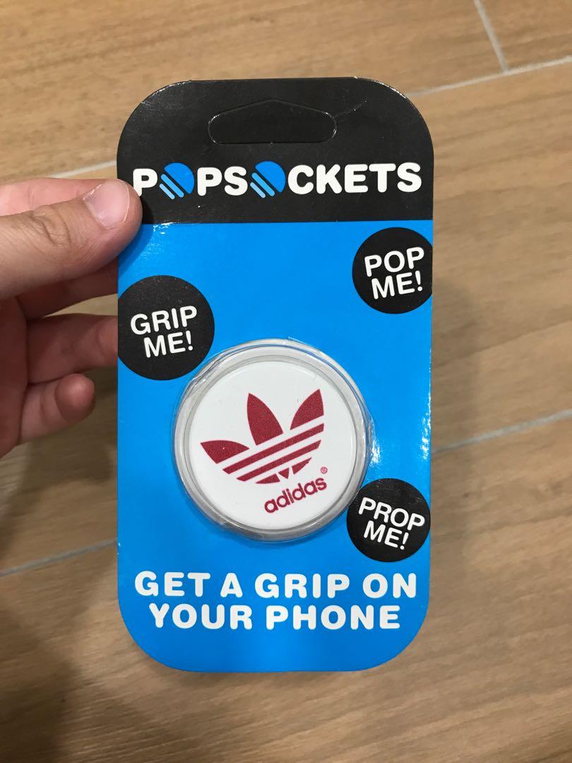 Adidas pop socket, Mobile Phones & Mobile Android Phones, Android on Carousell