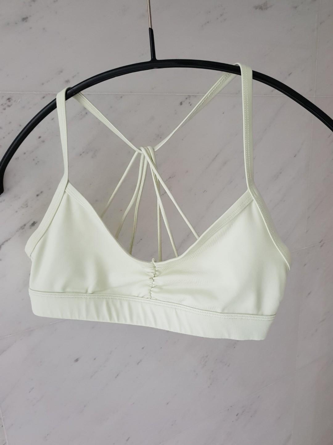 alo sunny strappy bra