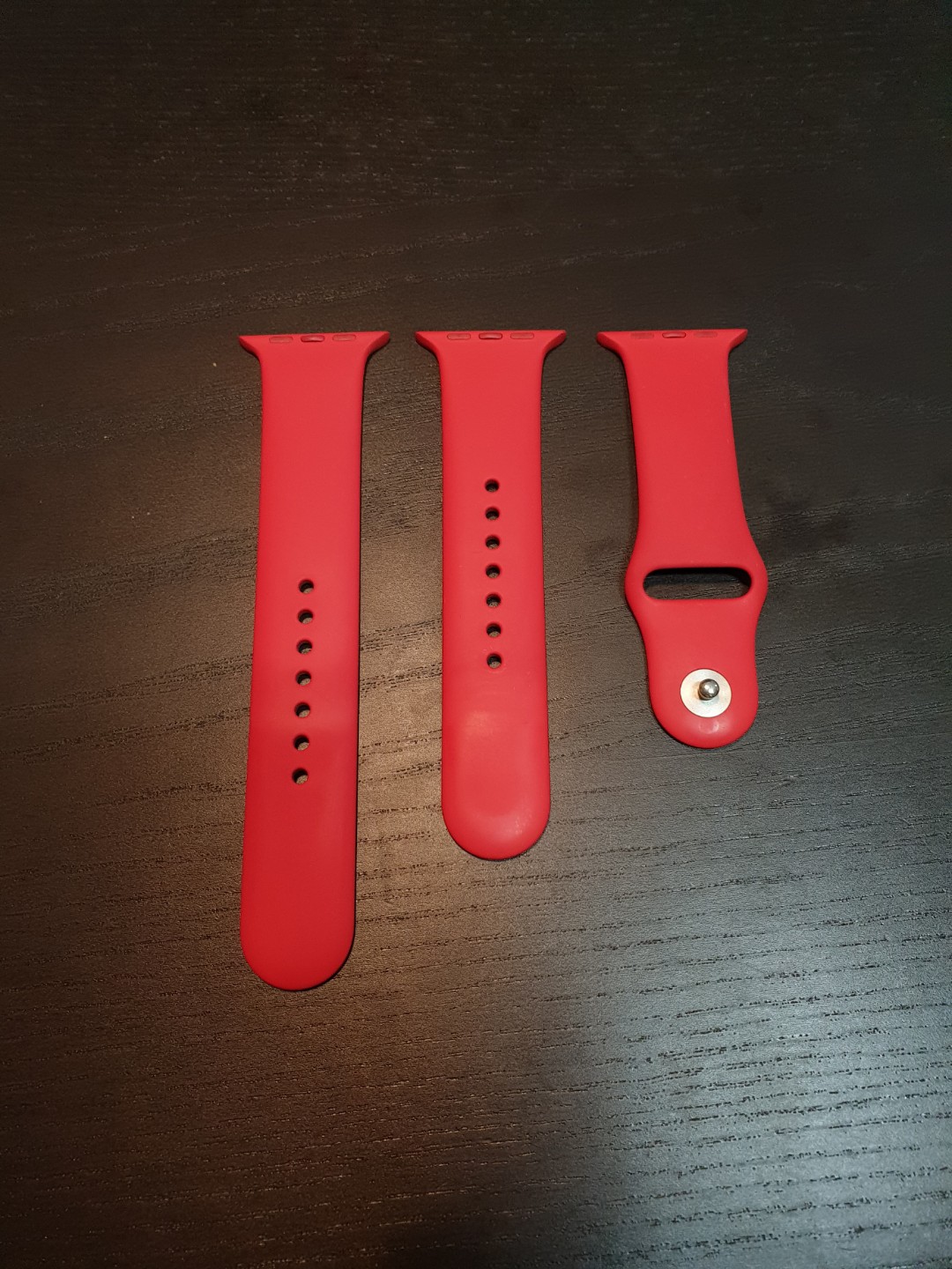 Product Red Apple Watch 42mm 44mm Sport Band Electronics Others On Carousell