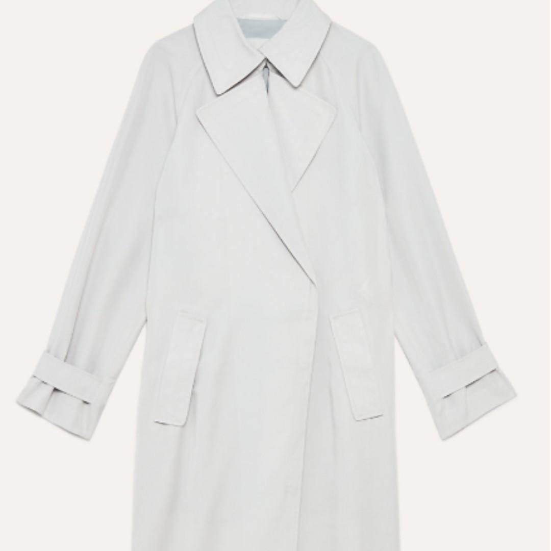 Aritzia BABATON Lawson Trench Coat Sea Salt Women s Fashion