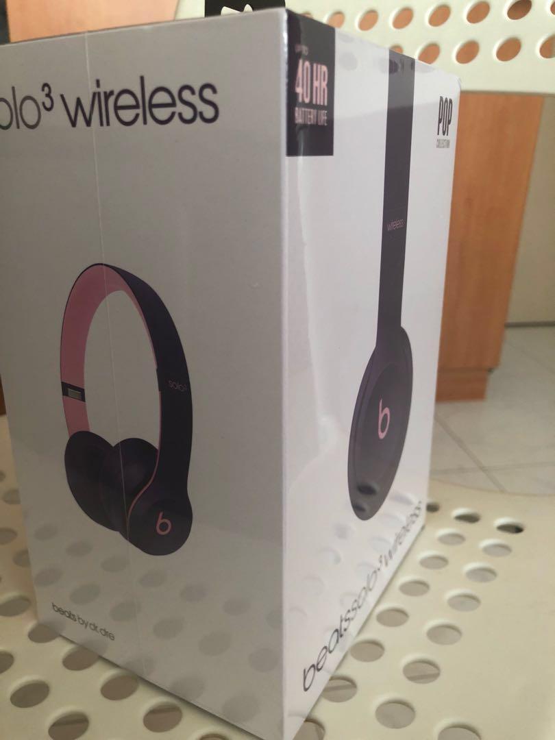 beats solo3 wireless pop violet