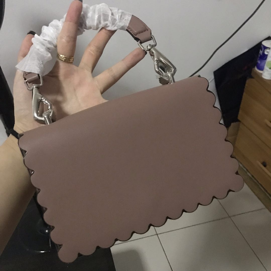 charles and keith scallop bag