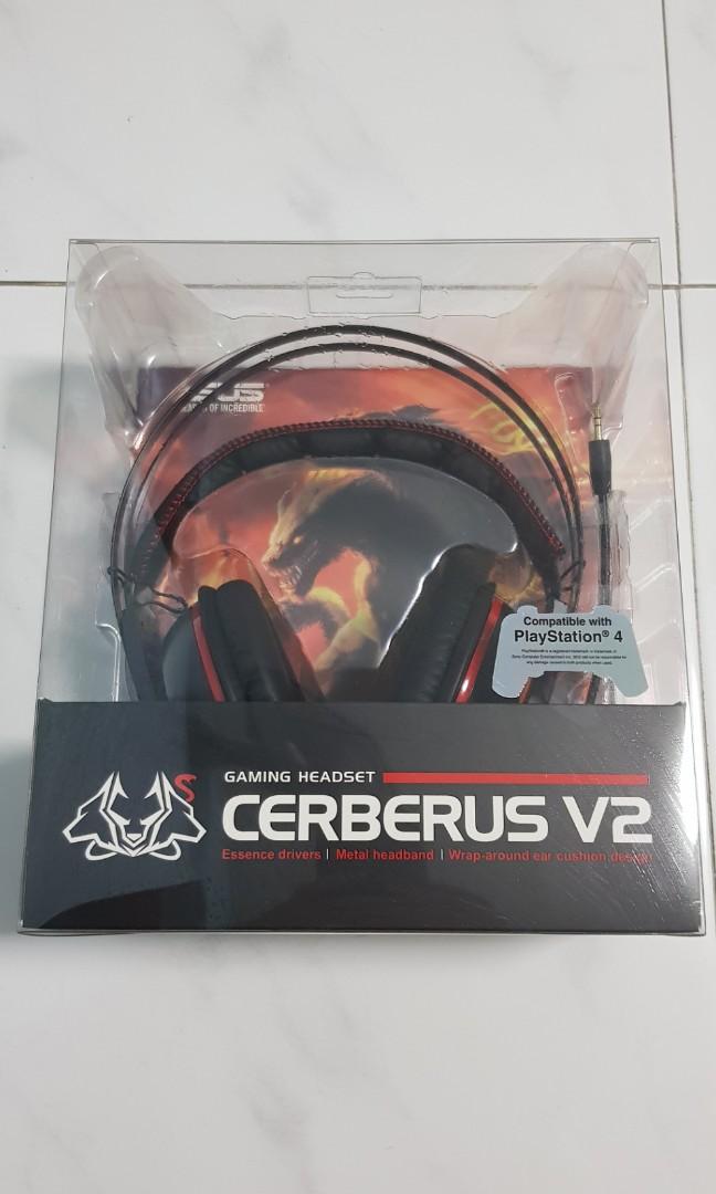 Bnib Asus Cerberus V2 Gaming Headset Red Electronics Audio On Carousell