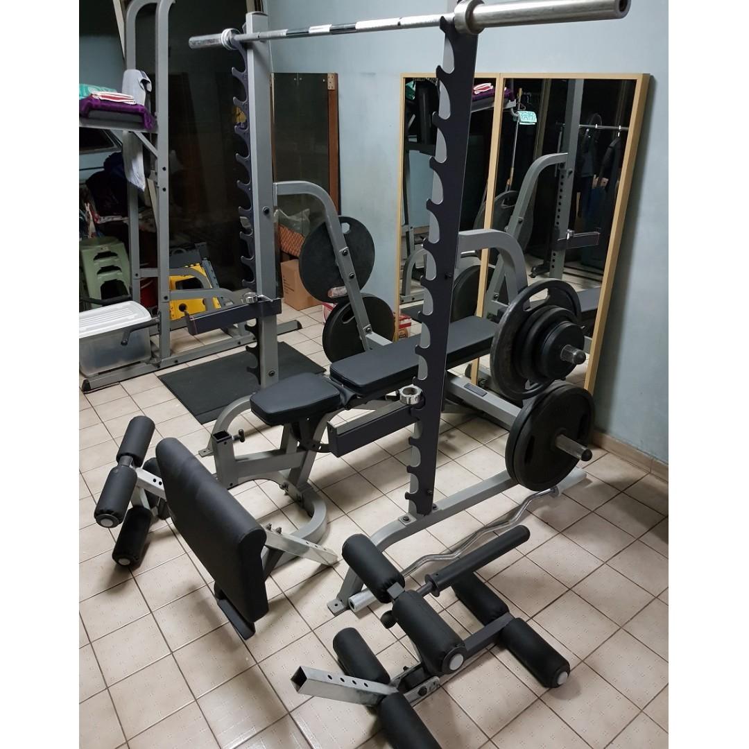 Body Solid Multi Press Rack Gpr370 Body Solid Heavy Duty Flat