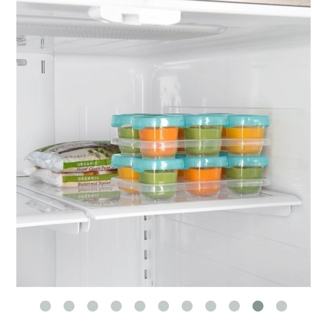 Brand new OXO Tot Freezer Storage Containers Aqua (2oz x 6p, Babies