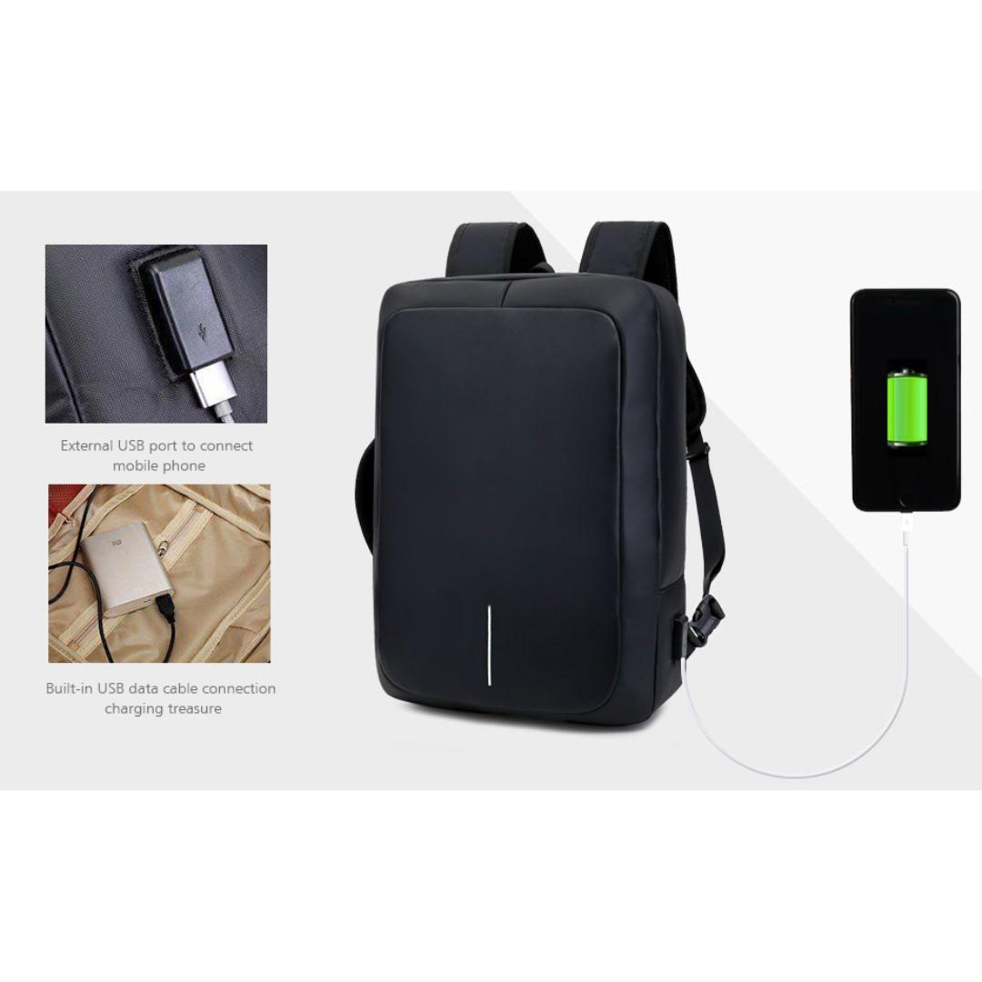 anti theft backpack 17 inch laptop