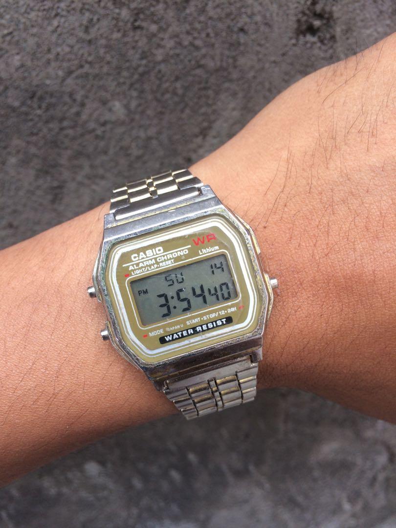 casio a159w black