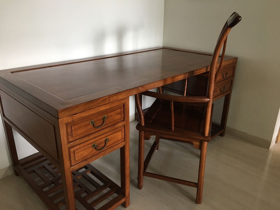 Chinese Scholar Desk And Chair