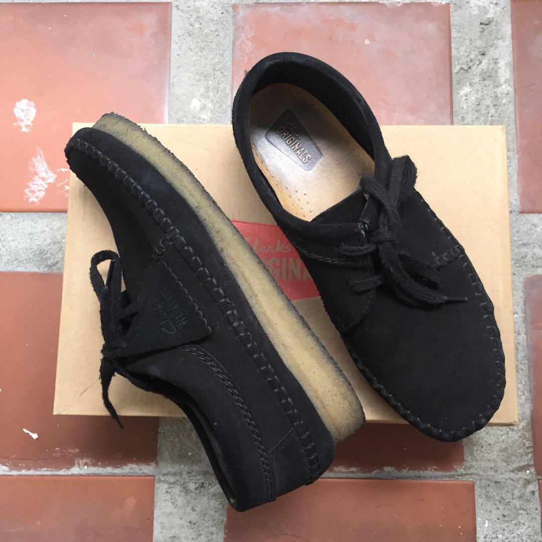 Clarks Originals Weaver Black Suede Men s Fashion Footwear Boots on Carousell