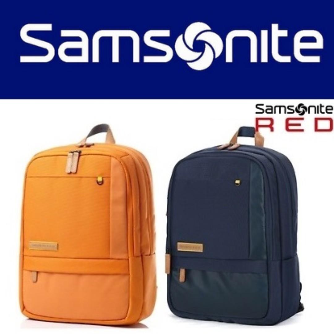 samsonite backpack orange