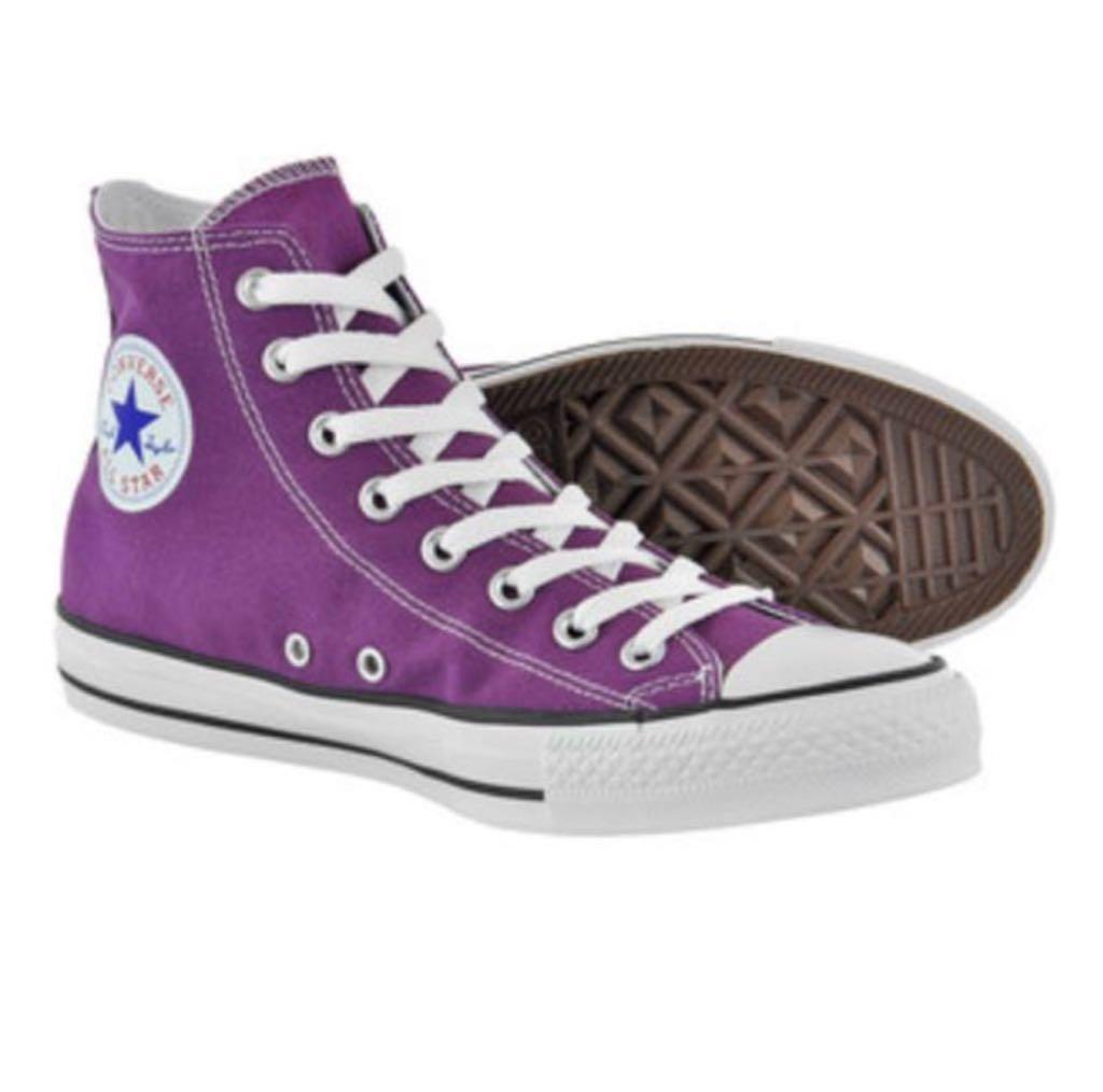 converse laker purple