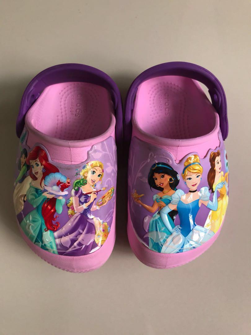 Crocs Kids' Disney Clog Princess Shoes for Girls 
