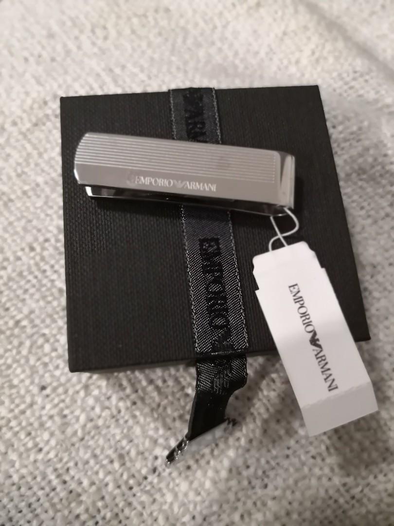 armani tie clip