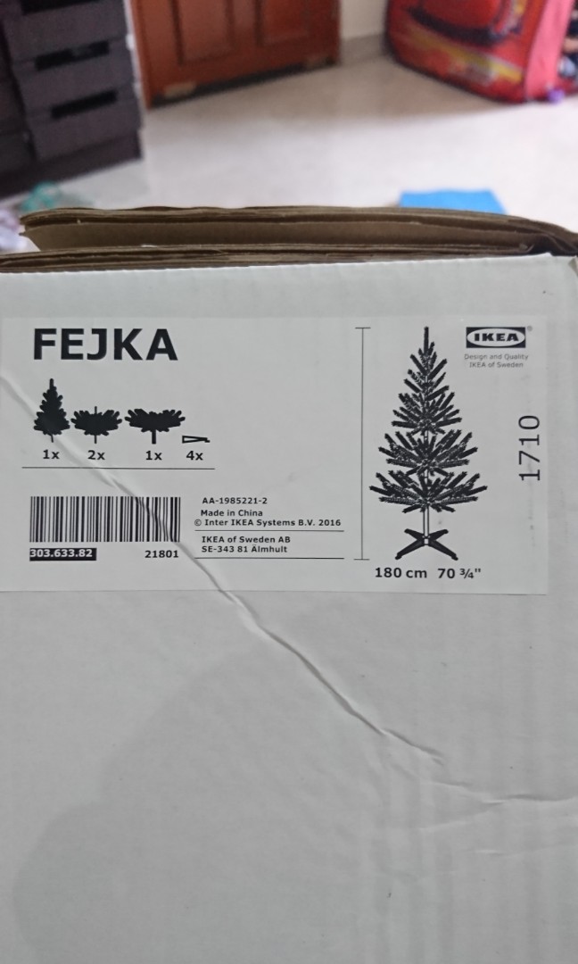 Fejka Christmas Tree Furniture Home Living Home Decor Other Home Decor On Carousell