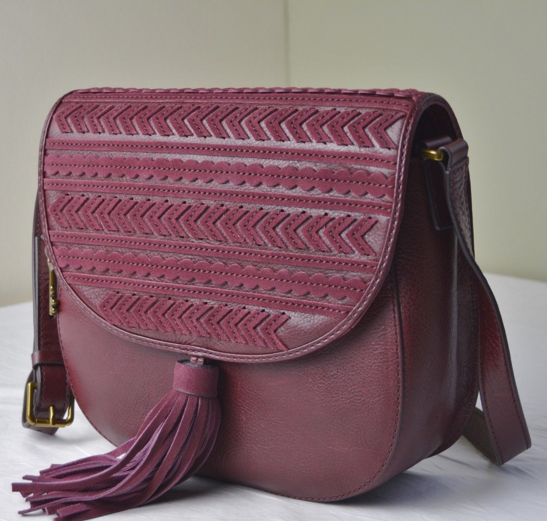 Fossil emi tassel saddle bag discount