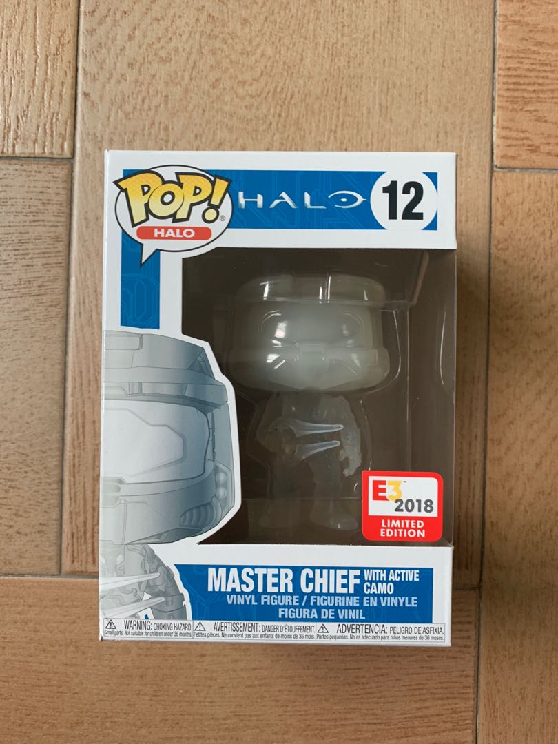 Funko Halo master chief with active camo E3 limited ed
